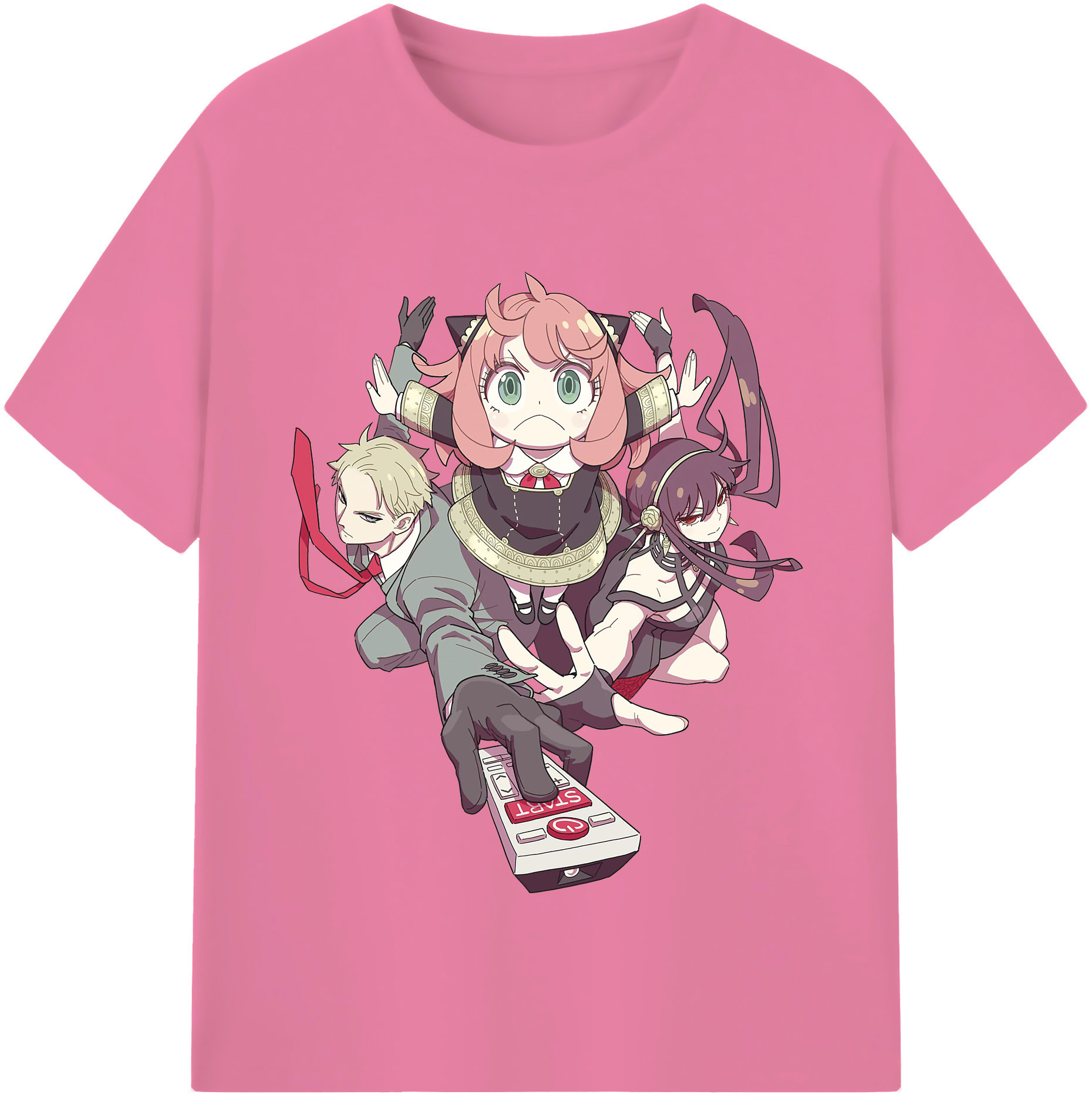（画像用） SPY×FAMILY间谍家家酒 綿100％半袖Tシャツ（フロントプリント）